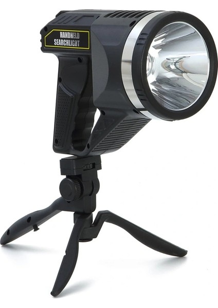 Şarjlı Dev Boy El Feneri Tripod Ayaklı Parlak LED El Lambası Kamp, Av ve Güvenlik Için Ideal fiyatları