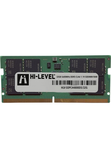 Hı-Level 32GB 5600MHZ Ddr5 1.1V HLV-SOPC44800D5/32G Notebook Ram