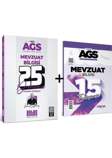 2026 Meb Ags Mevzuat Bilgisi 25 'li Deneme Tamamı Çözümü Retro Yayınları 15 Deneme Marka Yayınları