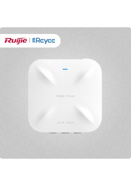 Ruıjıe Reyee RG-RAP6260(H) AX6000 Wi-Fi 6 1x2.5glan 1xsfp 2.4g 4X4MIMO 5g 4X4MIMO 2.4 Ghz & 5 Ghz Poe Adaptorsuz Outdoor modelleri