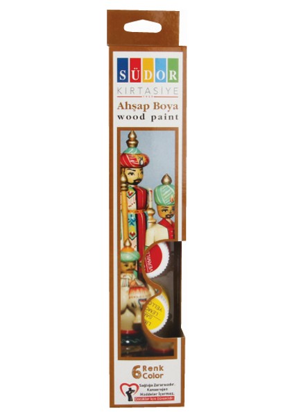 Ahşap Boya 15 ml 6 Renk SD123