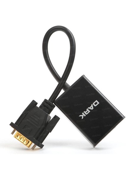 Dk Hd Avgaxhdmı2 VGA To HDMI Dönüştürücü Siyah