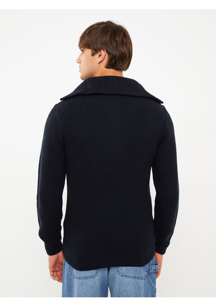 Yeni Sezon Dik Yaka Uzun Kollu Erkek Triko Kazak indirimleri