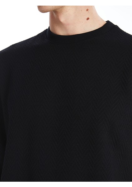 Yeni Sezon Bisiklet Yaka Uzun Kollu Erkek Sweatshirt modelleri