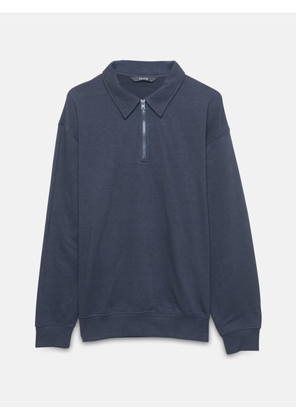 Yeni Sezon Polo Yaka Uzun Kollu Erkek Sweatshirt