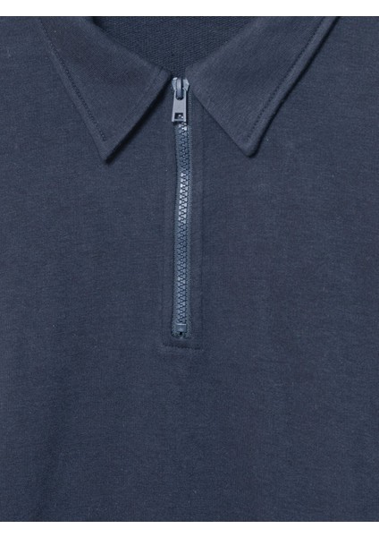 Yeni Sezon Polo Yaka Uzun Kollu Erkek Sweatshirt modelleri