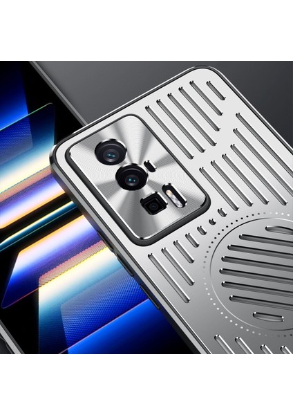 Xiaomi Redmi K60E Kılıfı, Manyetik Metal Isı Dağıtıcı Koruyucu Kılıf-Siyah (Yurt Dışından) modelleri