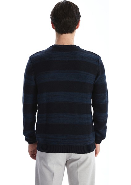 Yeni Sezon Bisiklet Yaka Uzun Kollu Çizgili Erkek Triko Kazak fırsatları