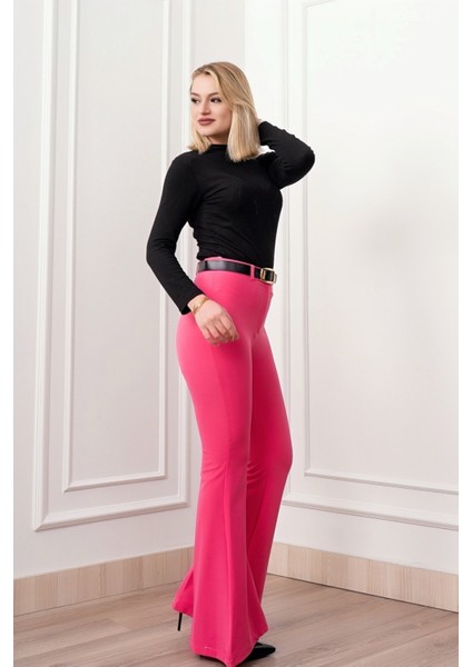 Elitecontour High-Waist Flare Atlas Pantolon