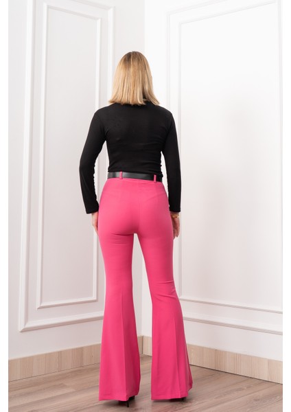 Elitecontour High-Waist Flare Atlas Pantolon indirimleri