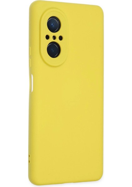 Huawei Nova 9 Se Kılıf Nano Içi Kadife Silikon - Sarı fiyatları