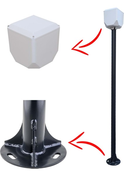 Trk 1,5 Metre (+TRK-154 Küp) Kamera Direk