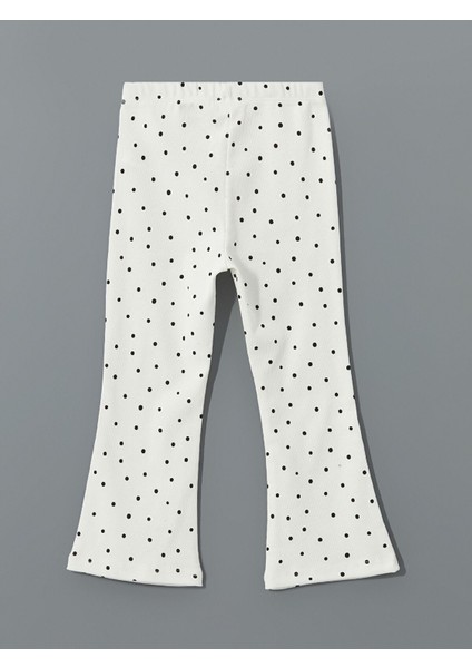 Yeni Sezon Beli Lastikli Puantiyeli Kız Çocuk Tayt modelleri