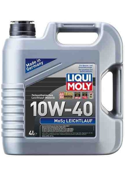 Mos2 Leichtlauf 10W40 4 Litre 2025