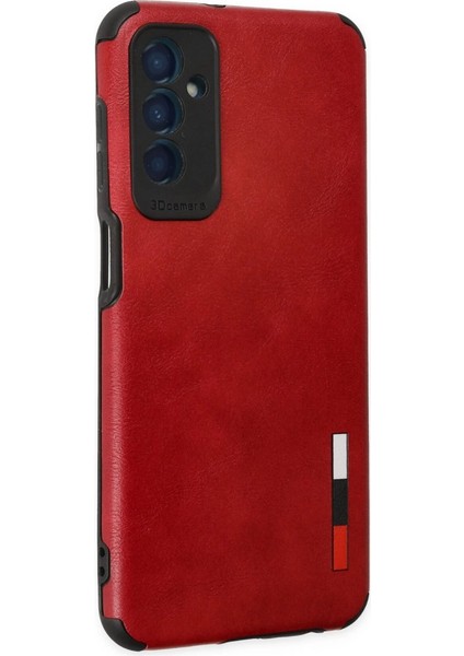 Samsung Galaxy M13 Kılıf Loop Deri Silikon - Kırmızı modelleri