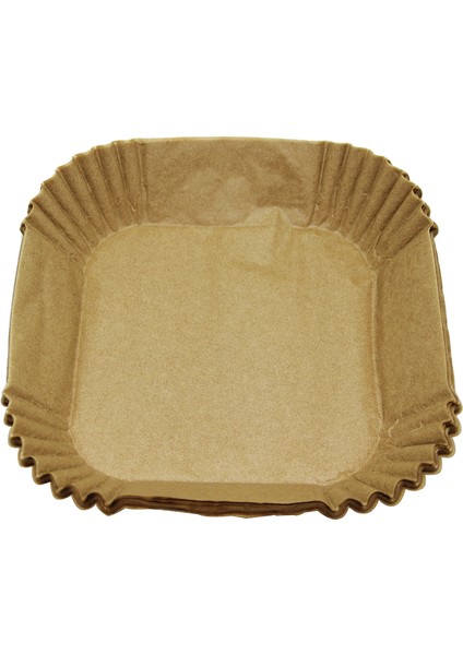Ieg® Ai̇r Fryer 50 Parça Kare - 16X4.5CM Kağit Pi̇şi̇rme Kalibi (4887)