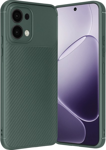 Oppo A6 Pro 4g Kılıf Karbon Görünümlü Silikon Azn-Negro