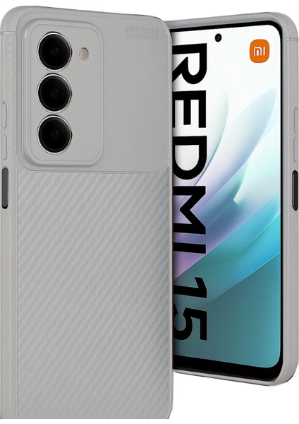 Xiaomi Redmi 15 4g Kılıf Karbon Görünümlü Silikon Azn-Negro fiyatları