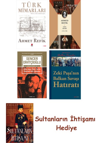 Türk Mimarları + Lâle Devri (1718-1730) + Orta Asya Türk Tarihi... + Sultanların Ihtişamı