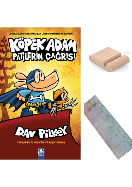 Köpek Adam 6 - Patilerin Çağrısı - 8-12 Yaş Hikaye / Çizgi Roman + Tablet Tutucu+ Takip Ayracı