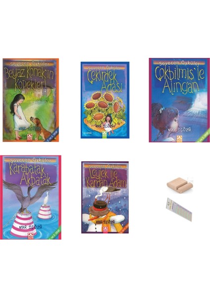 Sevecen Öyküler Dizisi / 10 Kitap Set /nur Içözü / 2. Sınıf / 6-7 Yaş Hikaye +Tablet Tutucu