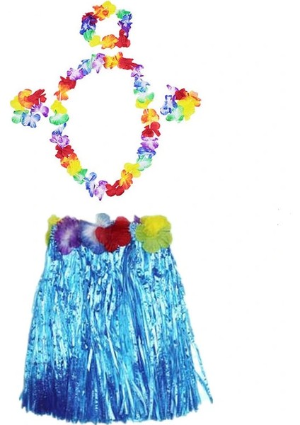 Ieg® Luau Aloha Hawaii Partisi Etek Taç ve Bileklik Seti (4887)