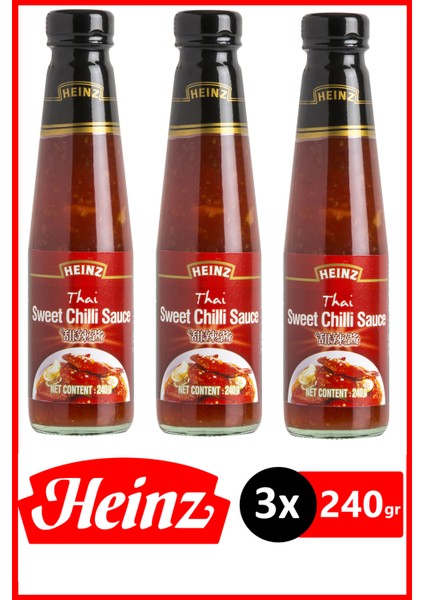 Sweet Chilli Tatlı Acı Sos 240 gr x 3 Adet