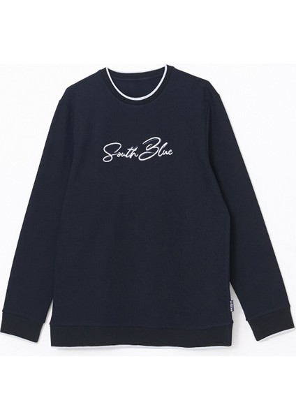 Yeni Sezon Bisiklet Yaka Uzun Kollu Baskılı Erkek Sweatshirt indirimleri