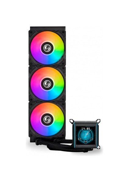 Lıan Lı Galahad Iı LCD 360MM LGA1700/AM5 Soket Siyah Işlemci Sıvı Soğutucu G89.GA2ALCD36B.00