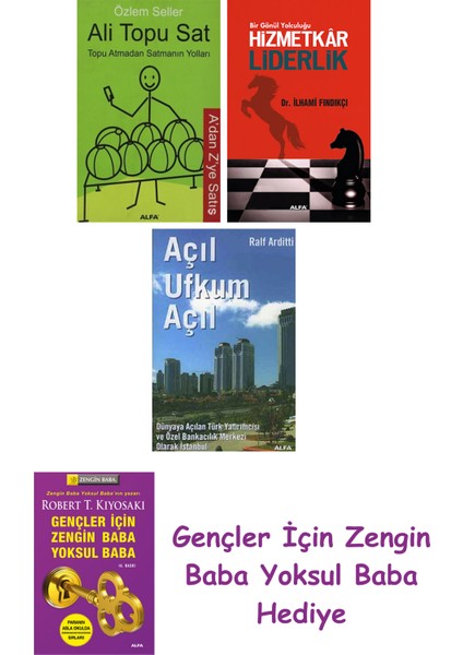 Ali Topu Sat + Hizmetkar Liderlik (Cep Boy) + Açıl Ufkum Açıl