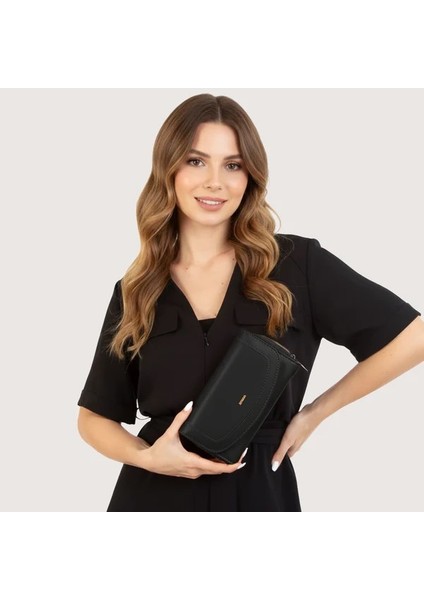 3 Bölmeli Kadın Cüzdanı Kırmızı indirimleri