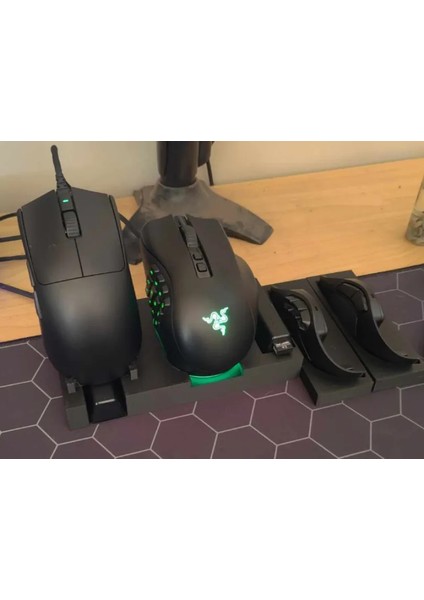 Universal Gaming Mouse Standı / Display Tutucu - Kişiselleştirilebilir Renk Masa Düzenleme Aksesuarı