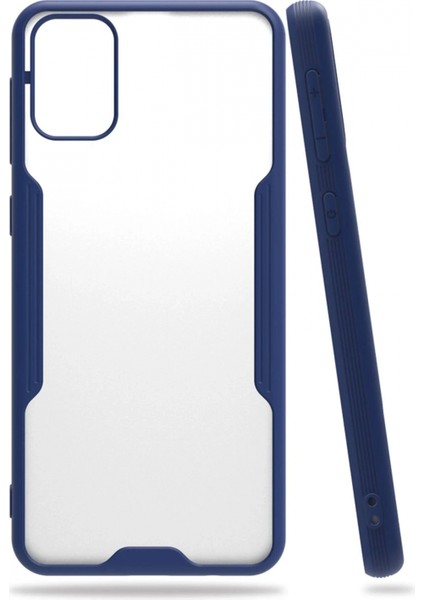 Samsung Galaxy M31 Kılıf Platin Silikon - Lacivert