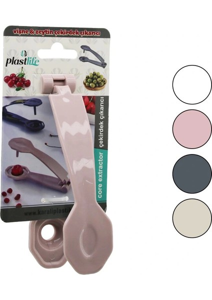 Ieg® Çeki̇rdek Çikarici Vi̇şne - Zeyti̇n Vb. Renkli̇ Plasti̇k (4887)