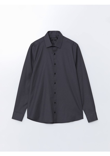 Yeni Sezon Slim Fit Uzun Kollu Gabardin Erkek Gömlek indirimleri