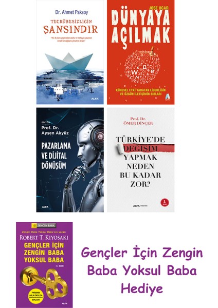 Tecrübesizliğin Şansındır + Dünyaya Açılmak + Pazarlama ve Dijital Dönüşüm + Türkiye'de Değişim Y...