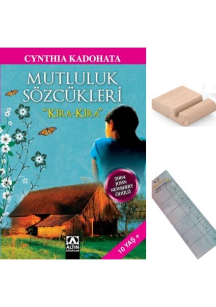 Mutluluk Sözcükleri Kira-Kira / Cyntyhıa Kadohata /7. ve 8. Sınıf / /11-13 Yaş Hikaye+Tablet Tutucu