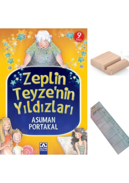 Zeplin Teyze'nin Yıldızları / Asuman Portakal / 4. Sınıf / 9-10 Yaş Hikaye+Tablet Tutucu+Tkip Ayrcı