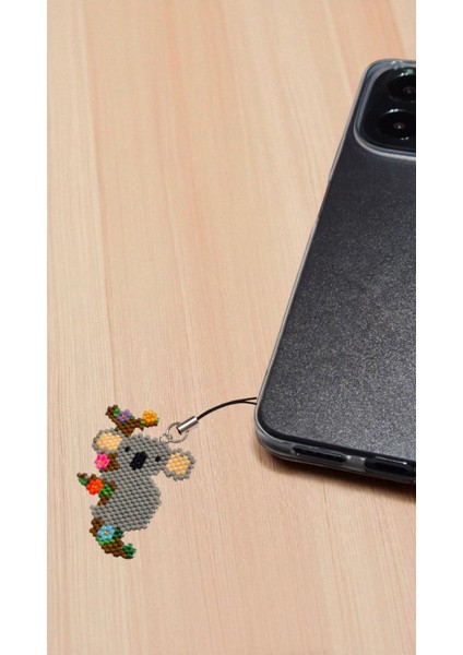 Miyuki Boncuk El Yapımı Koala Telefon Çarmı - Charm