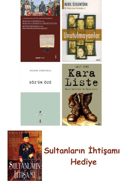 Büyük Sözleşme Ya Da Özgürlükler Sözleşmesi + Unutulmayanlar + S... + Sultanların Ihtişamı