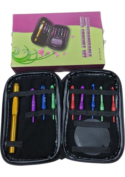 Ucu Değiştirilebilir Yün Tığ Set 9 Adet