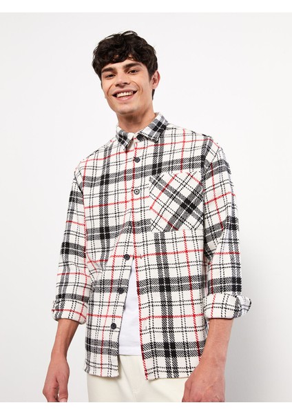 Yeni Sezon Rahat Kalıp Uzun Kollu Ekose Erkek Oduncu Gömlek Ceket fiyatları