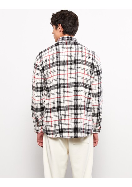 Yeni Sezon Rahat Kalıp Uzun Kollu Ekose Erkek Oduncu Gömlek Ceket indirimleri