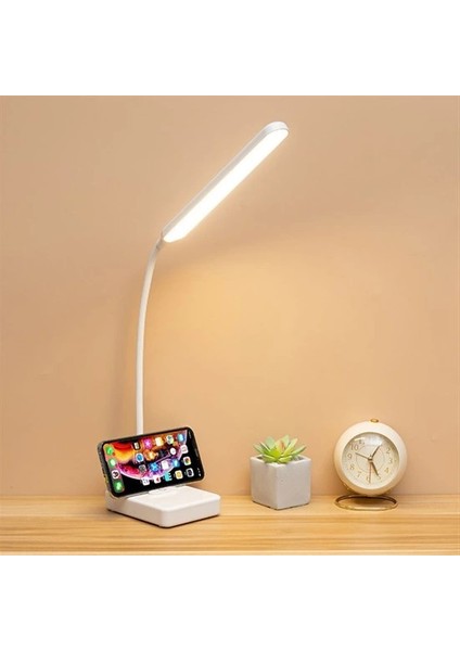 Ieg® Ince Uzun Usbli Dokunmatik 3 Kademeli 360 Derece Özel Göz Korumalı LED Lityum Masa Lambası (48