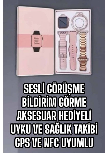 Ieg® Akıllı Saat Bluetooth Bağlantılı Aksesuar Hediyeli Gps Takibi fırsatları