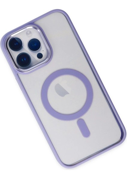 Iphone 14 Pro Kılıf Room Magneticsafe Silikon - Lila modelleri