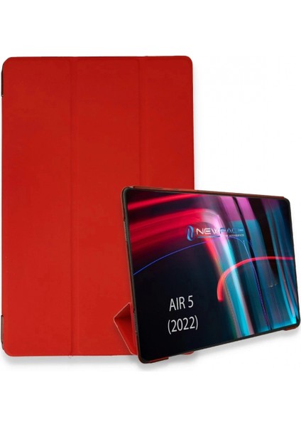 Ieg iPad Air 5 (2022) Kılıf Tablet Smart Kılıf - Kırmızı