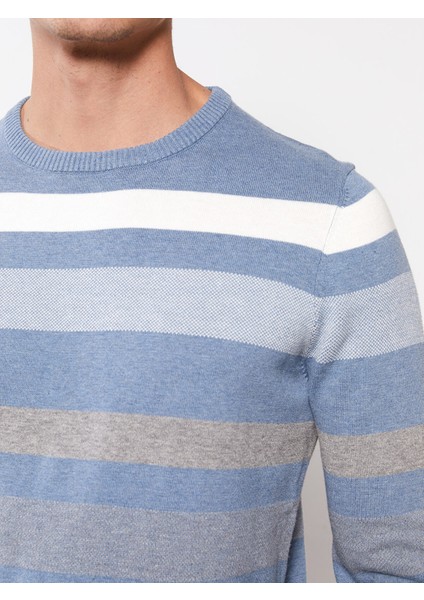 Yeni Sezon Bisiklet Yaka Uzun Kollu Çizgili Erkek Triko Kazak fırsatları