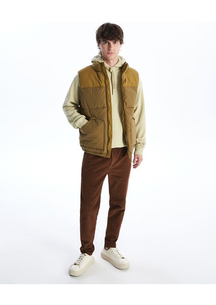 Yeni Sezon Standart Kalıp Dik Yaka Erkek Şişme Yelek modelleri