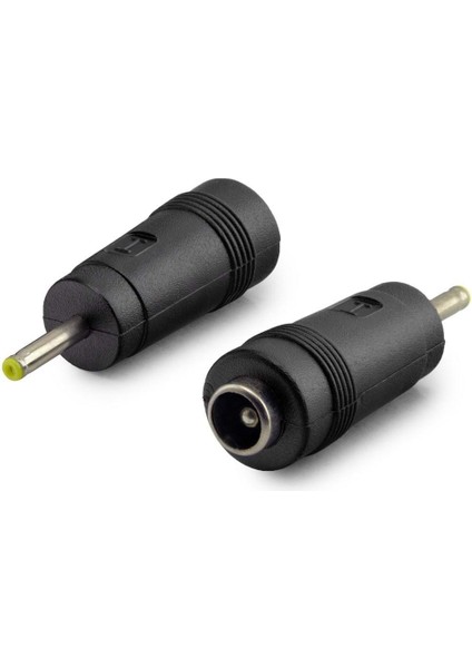 Notebook Adaptör Ucu Çevirici 5.5*2.5 (M) To 2.3*0.7 (F) 10LU Paket Siyah HDX1338